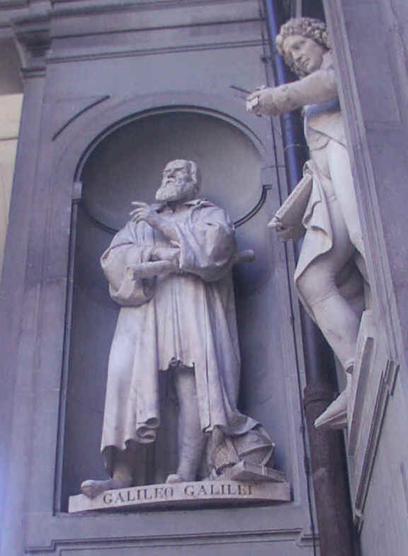 Hr en statue af Galilei